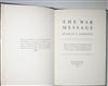 (WORLD WAR TWO.) Roosevelt, Franklin D. The War Message.